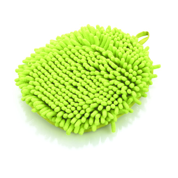 Microfiber Chenille Luva de limpeza de dupla face